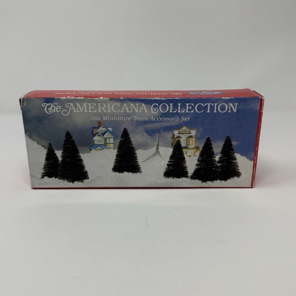 Liberty Falls The Americana Collection 6 Miniature Trees Accessory Set 1994 AH49